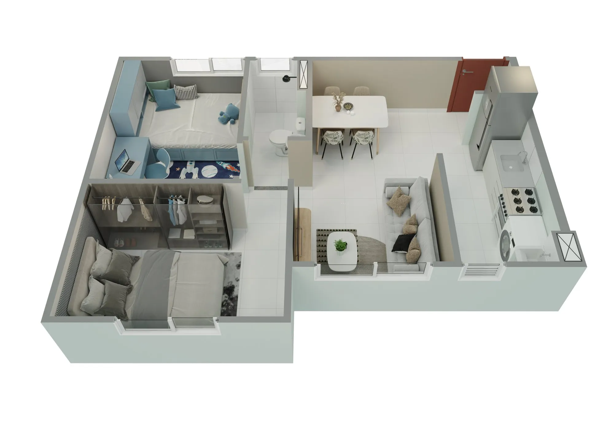 Planta 3D: Village Natureza II