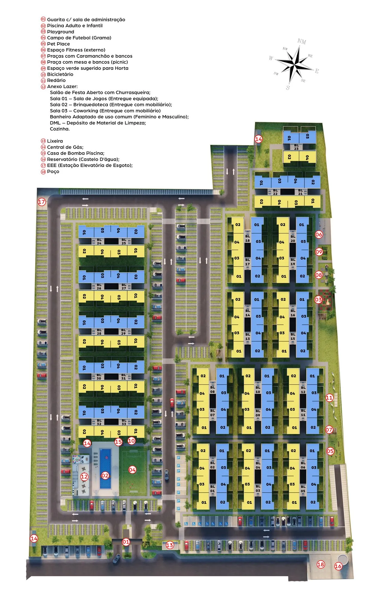 Implantação: Village Natureza II