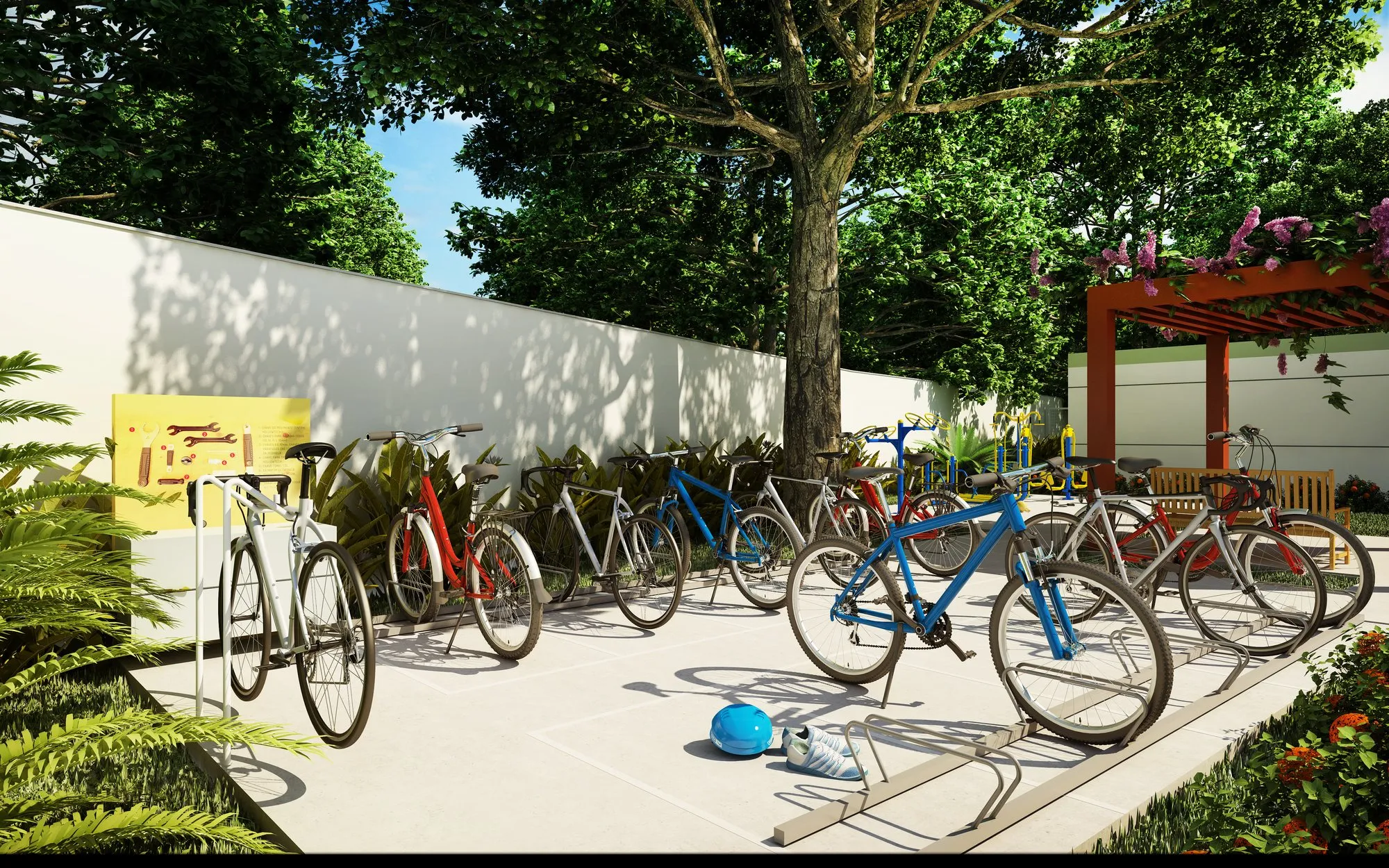 Bicicletário: Smart Flores