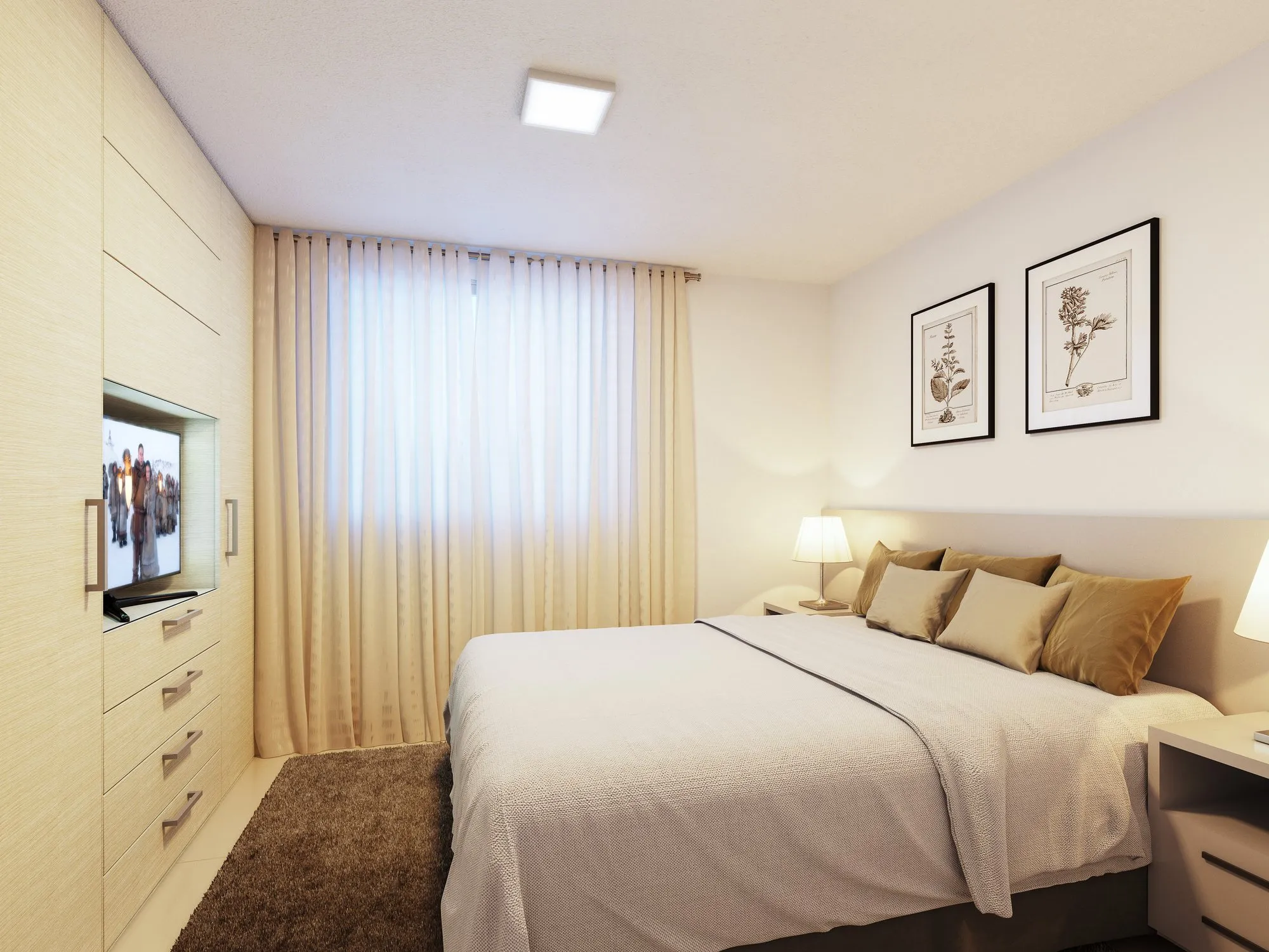 Quarto casal: Smart Vista do Sol III