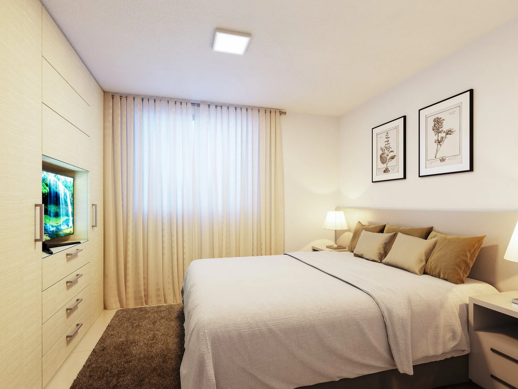 Quarto casal: Smart Vista do Sol II